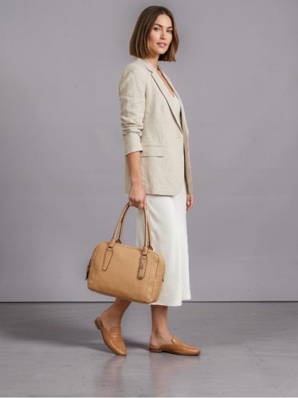 Relic by Fossil Double Zippered Vegan Leather Handbag